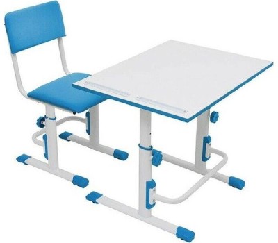 Парта POLINI Растущая парта-трансформер Polini kids Simple М1 75х55 см, белый-синий (1кор)