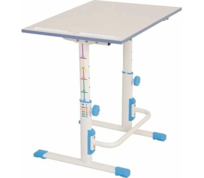 Парта POLINI Растущая парта-трансформер Polini kids Simple М1 75х55 см, белый-синий (1кор)