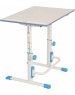 Парта POLINI Растущая парта-трансформер Polini kids Simple М1 75х55 см, белый-синий (1кор)