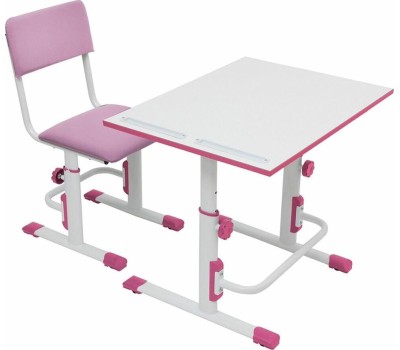 Парта POLINI Растущая парта-трансформер Polini kids Simple М1 75х55 см, белый-синий (1кор)