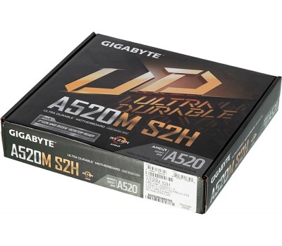 Gigabyte A520M S2H {Soc-AM4 AMD A520 2xDDR4 mATX AC`97 8ch(7.1) GbLAN RAID+VGA+DVI+HDMI}