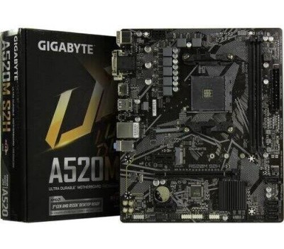 Gigabyte A520M S2H {Soc-AM4 AMD A520 2xDDR4 mATX AC`97 8ch(7.1) GbLAN RAID+VGA+DVI+HDMI}