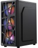 Корпус для ПК FORMULA Корпус MANA черный без БП ATX 6x120mm 2xUSB2.0 1xUSB3.0 audio bott PSU