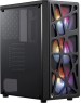 Корпус для ПК FORMULA Корпус MANA черный без БП ATX 6x120mm 2xUSB2.0 1xUSB3.0 audio bott PSU