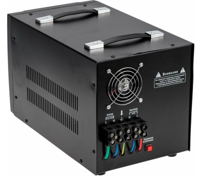 Стабилизатор однофазный пониженного напряжения REXANT (11-5027) REX-FR-10000 черный