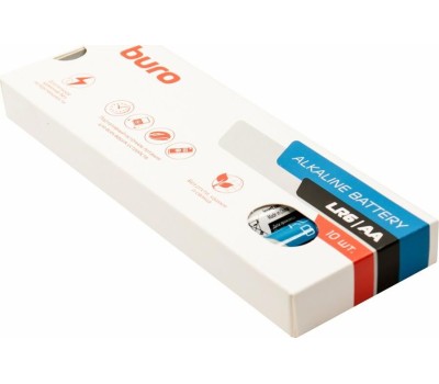 BURO Батарея Alkaline LR6 AA (10шт) коробка