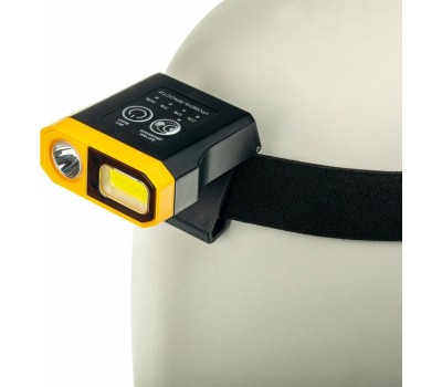 Фонарь налобный RITTER 56210 2 LED 5Вт+5Вт/1200мАч/300Лм/IP44 черный