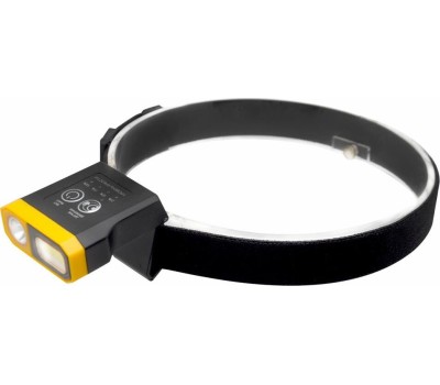 Фонарь налобный RITTER 56210 2 LED 5Вт+5Вт/1200мАч/300Лм/IP44 черный