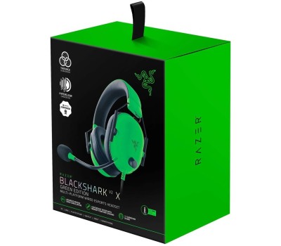 RAZER Гарнитура BLACKSHARK V2 X RZ04-03240600-R3M1 GREEN
