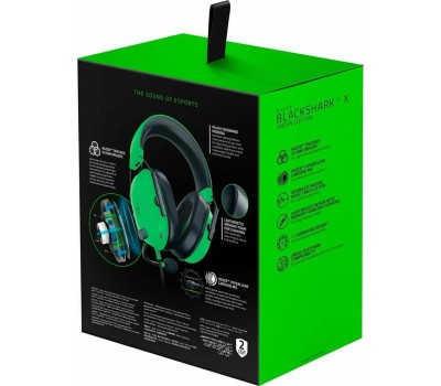 RAZER Гарнитура BLACKSHARK V2 X RZ04-03240600-R3M1 GREEN