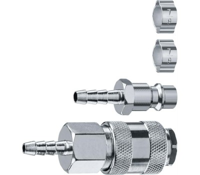 Набор инструмента ЗУБР Набор для пневмоинструмента Профессионал 64920-06-H серый