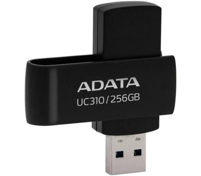 USB накопитель ADATA 256GB USB 3.2 Gen1 UC310-256G-RBK Black