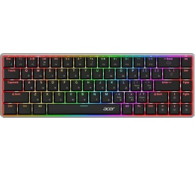 Клавиатура ACER Клавиатура OKW302, проводная, USB, механическая, серебристый [zl.kbdcc.01c]