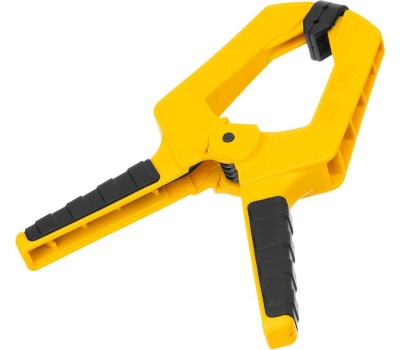 Струбцина DENZEL Струбцина клещеобразная, усиленная 100 х 80 мм, двухкомпонентные рукоятки 20798