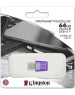 Флешка KINGSTON Флешка USB DataTraveler microDuo 3C 64ГБ, USB3.0, фиолетовый [dtduo3cg3/64gb]