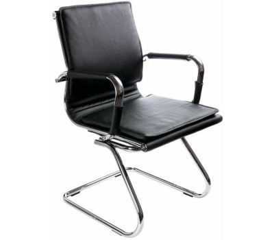 БЮРОКРАТ Кресло Ch-993-Low-V, экокожа, до 120кг, черный [ch-993-low-v/black]