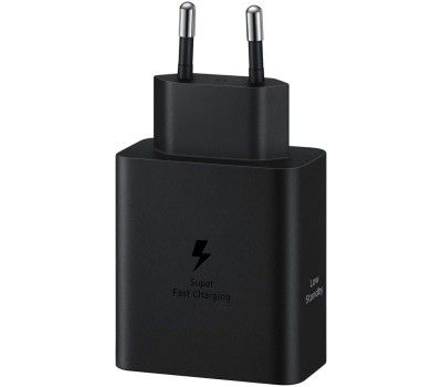 СЗУ SAMSUNG Сетевое зарядное устройство EP-T5020X, 2xUSB-C, USB-C, 50Вт, 3A, черный [ep-t5020xbegeu]