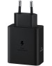 СЗУ SAMSUNG Сетевое зарядное устройство EP-T5020X, 2xUSB-C, USB-C, 50Вт, 3A, черный [ep-t5020xbegeu]