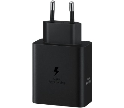 СЗУ SAMSUNG Сетевое зарядное устройство EP-T5020X, 2xUSB-C, USB-C, 50Вт, 3A, черный [ep-t5020xbegeu]