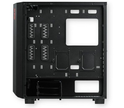 Корпус для ПК XPG Корпус CRUISER Black [CRUISERST-BKCWW] (Midi-Tower, черный, TG, 120mm ARGB fan*3)