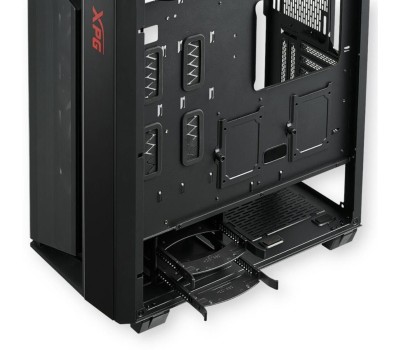 Корпус для ПК XPG Корпус CRUISER Black [CRUISERST-BKCWW] (Midi-Tower, черный, TG, 120mm ARGB fan*3)