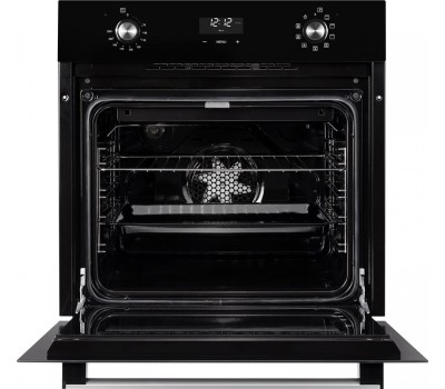 Духовой шкаф WEISSGAUFF Духовой шкаф электрический EOV 29 PDB Black Edition, 72л, дверца с 2 стеклами, черный