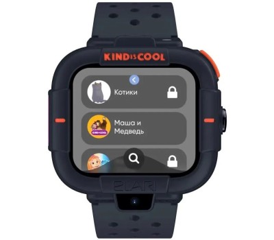Elari KidPhone детские часы-телефон Маша и Медведь - черные