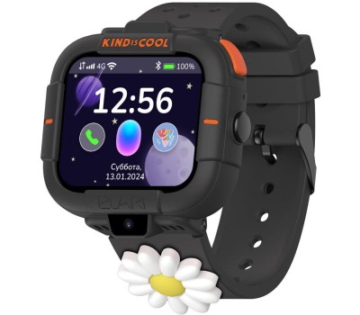 Elari KidPhone детские часы-телефон Маша и Медведь - черные