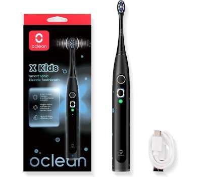Зубная щетка электрическая OCLEAN Электрическая зубная щетка Детская X Kids (Чёрный) (N1801)