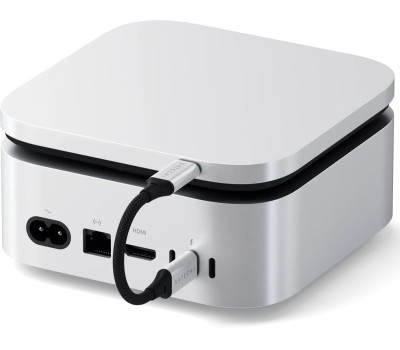 SATECHI Внешний корпус для SSD USB4 NVMe SSD Enclosure For Mac mini M4 Up To 40Gbps Up To 8TB. Цвет: серебристый