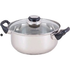 Кастрюля MALLONY BAK-S-04 кастрюля с крышкой 3,9л нерж.(985889)