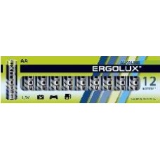 Элементы питания ERGOLUX (11749) LR6 Alkaline BP-12