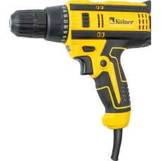 Сетевой шуруповерт KOLNER KED 300V Номинальное напряжение/частота: 220-240 В / 50 Гц Номинальная потребляемая мощность: 300 Вт. Число оборотов на холостом ходу: 0-800 об