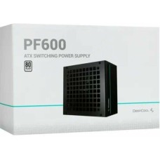 Блок питания DEEPCOOL Блок питания PF600 80+ (ATX 2.4 600W, PWM 120mm fan, 80 PLUS, Active PFC) RET