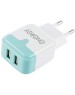 ENERGY Сетевое зарядное устройство ET-33, 2 USB разъёма, 2,1А, цвет - белый (104291)