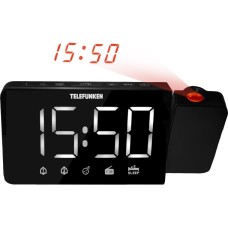 Радиочасы TELEFUNKEN TF-1709(черный с белым)