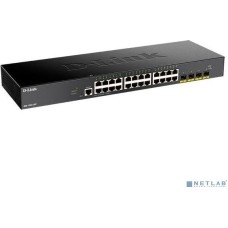 D-LINK SMB D-Link DGS-1250-28X/A1A Управляемый L2 коммутатор c 24 портами 10/100/1000Base-T и 4 портами 10GBase-X SFP+