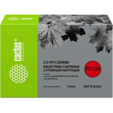 Картридж CACTUS Картридж CS-PFI120MBK, PFI-120 MBK, черный матовый / CS-PFI120MBK