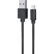 SUNWIND Кабель micro USB (m) - USB (m), 1м, 2A, черный
