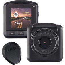 Видеорегистратор ROADGID Видеорегистратор Mini 3 GPS Wi-Fi, черный