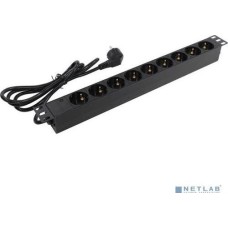 Exegate EX280848RUS Блок розеток ExeGate ServerPro PDU-19H902 Al-9S-EU1.8, 19