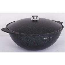 Казан KUKMARA Казан д/плова а/пр литой 7,0л алюм/кр Granit ultra blue ТМ