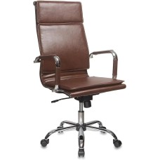 Кресло компьютерное БЮРОКРАТ Кресло руководителя Ch-993, экокожа, до 120кг, коричневый