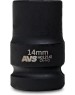 Головка торцевая AVS TOOLS Головка торцевая ударная 6-гранная 1/2''DR (14 мм) AVS H01214I