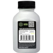 Тонер CACTUS Тонер CS-TKYCU2Y-LT-50, для Kyocera Color Universal TK-52xx/TK-54xx/TK-83xx/TK-85xx/TK-88xx, желтый, 50грамм, флакон