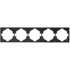 KRANZ Рамка STRONG 5-постовая антрацит