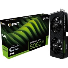 Видеокарта PALIT Видеокарта RTX5060Ti DUAL OC 8GB GDDR7 128bit 3xDP HDMI 2FAN RTL