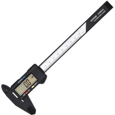 DELI Электронный штангенциркуль DL90150B 150мм, метрическая/дюймовая конвертация, пластик, светодиодный дисплей