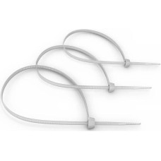 CABEUS Стяжка пластиковая CT-200 200x3.6мм (упак:100шт) нейлон внешний (-40/+85) белый