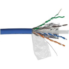 LANMASTER Кабель информационный LAN-6AFTP-LSZH-BL кат.6A FTP 4 пары 23AWG LSZH внутренний 305м синий